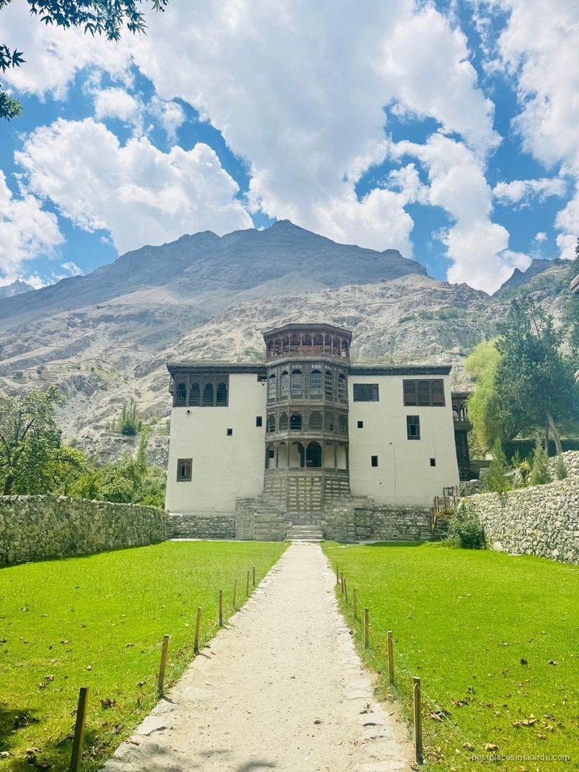 Khaplu Palace, a restored 19th-century Raja's residence in Khaplu, Gilgit-Baltistan